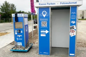 Kassenautomaten für die Landesgartenschau.